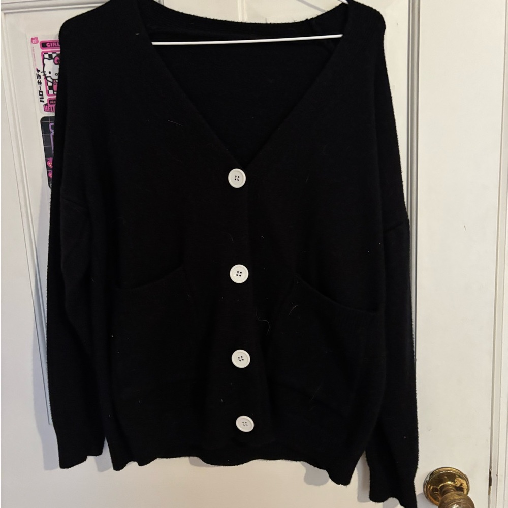 Black sweater/cardigan